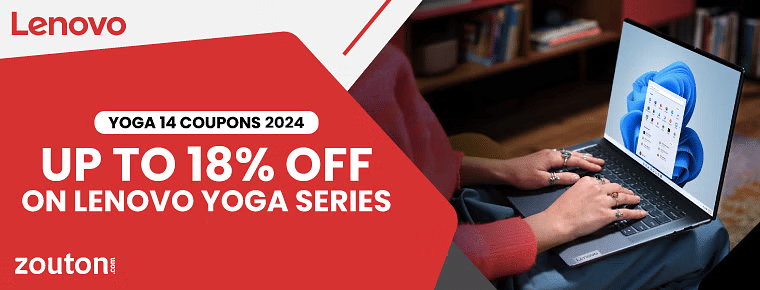 Lenovo Yoga 14 Coupons | May 2024 | Up To 15% Off  On Lenovo Yoga Series