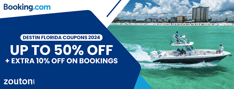 Booking.Com Destin Florida Coupons 2024 | Save Up To 50% + Extra 10% Off On Bookings