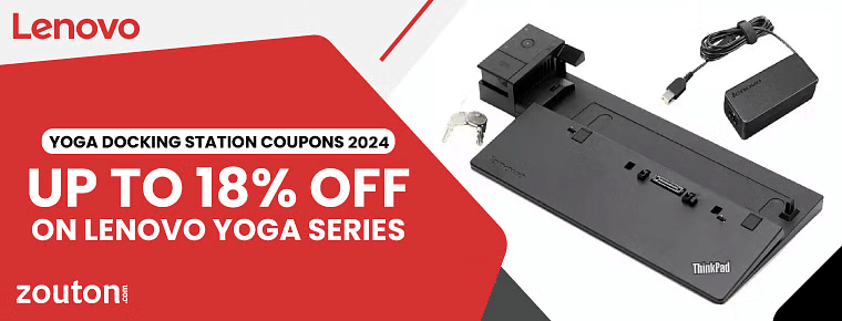 Lenovo Yoga Docking Station Coupons 2024 | Avail Upto 18% Off On Lenovo Yoga Series