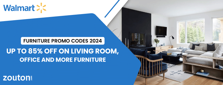 Walmart Furniture Promo Codes | July 2024 | Up to 85% Off on Living Room, Office and More Furniture