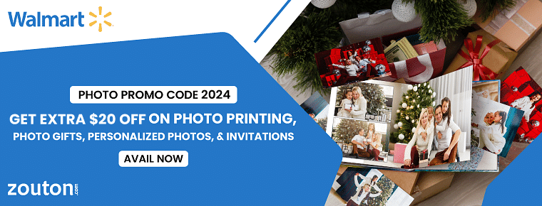 Walmart Photo Promo Code | July 2024: Extra $20 Off On Photo Printing, Photo Gifts, Personalized Photos, & Invitations