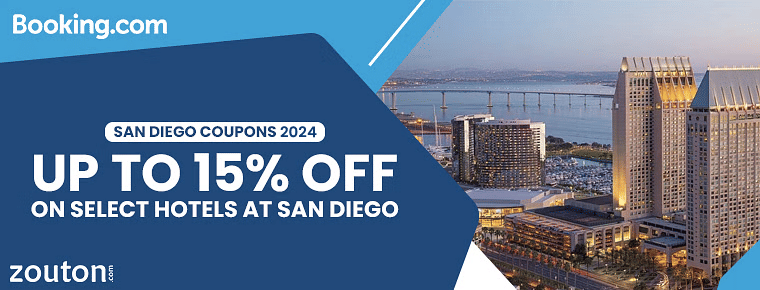 Booking.com San Diego Coupons | January 2024 | Up To 15% off on Select Hotels at San Diego