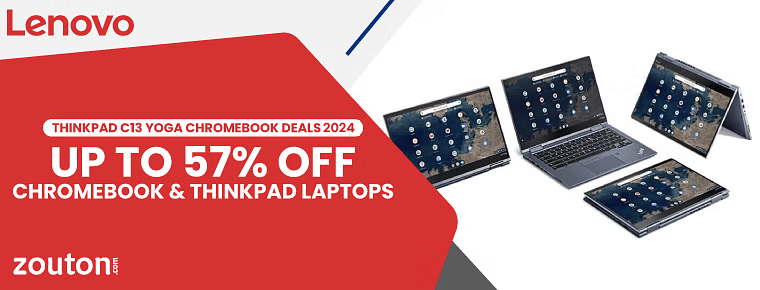 Lenovo Thinkpad C13 Yoga Chromebook Deals 2024 | Get Up To 57% Off On Chromebook & Thinkpad Laptops