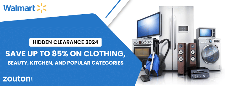 Walmart Hidden Clearance 2024 | August Edition: Save Up To 85% On Clothing, Beauty, Kitchen, And Popular Categories