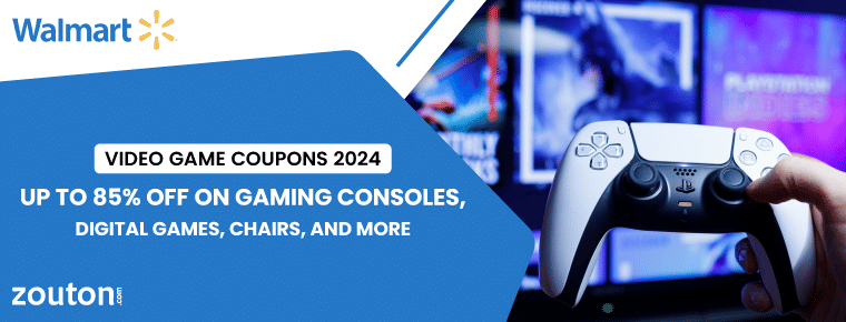 Walmart Video Game Coupons | July 2024 | Up to 85% off On Gaming Consoles, Digital Games, Chairs, And More