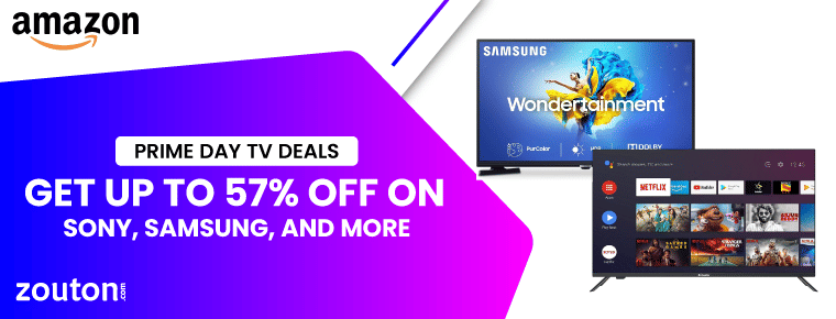 Amazon Prime Day TV Deals | Get Up to 57% Off on Sony, Samsung, and More
