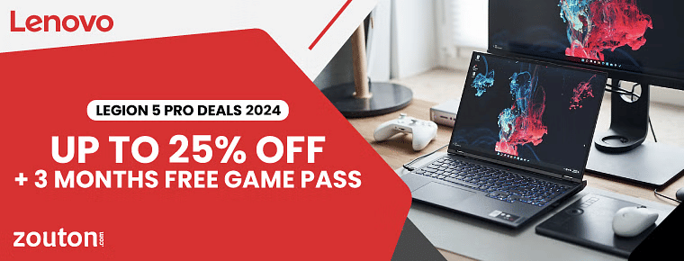 Lenovo Legion 5 Pro Deals | May 2024 | Up To 25% Off + 3 Months Free Game Pass