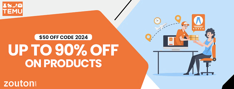 TEMU $50 Off Code | February 2024 | Up To 90% Off on Products