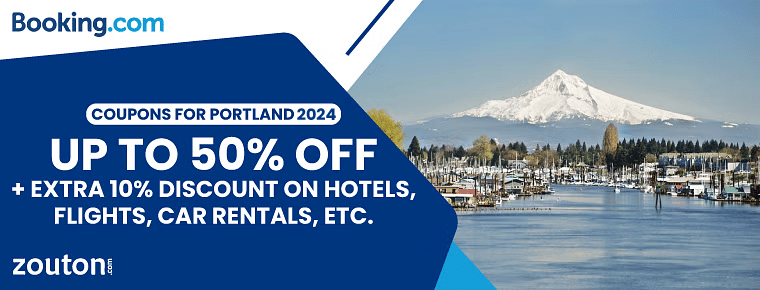 Booking.com Coupons For Portland 2024 | Get Up To 50% + Extra 10% Discount On Hotels, Flights, Car Rentals, Etc