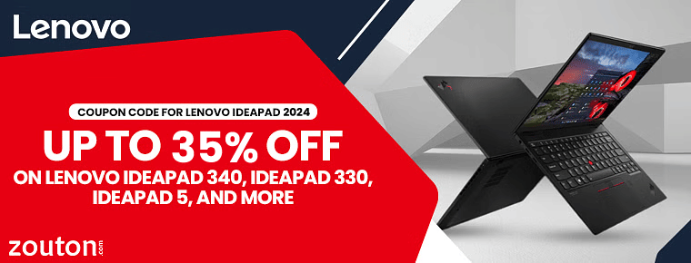 Coupon Code For Lenovo Ideapad | June 2024 | Up To 35% Off On Lenovo Ideapad 340, IdeaPad 330, IdeaPad 5, And More