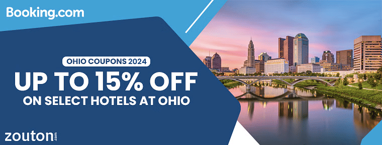 Booking.com Ohio Coupons | January 2024 | Up To 15% Off On Select Hotels Ohio