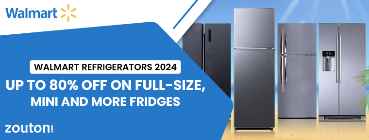 Promo Codes for Walmart Refrigerators  | July 2024 | Up to 80% off on Full-Size, Mini and More Fridges