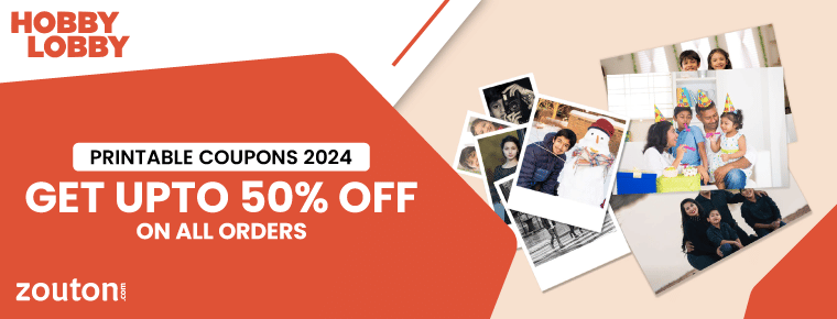 Hobby Lobby Printable Coupon | October 2024 | Up to 50% Off On Orders