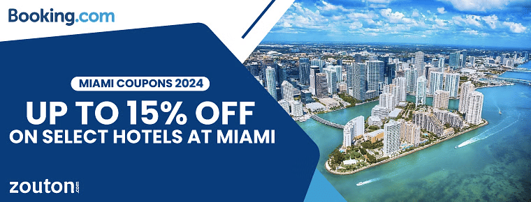 Booking.Com Miami Coupons | January 2024 | Up To 15% off on Select Hotels at Miami