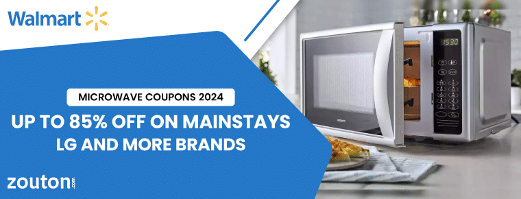 Walmart Microwave Coupons | July 2024 | Up to 85% Off on Mainstays, LG and More Brands