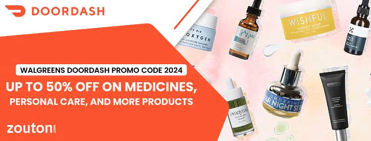 Walgreens Doordash Promo Code | August 2024 | Up to 50% off on Medicines, Personal Care, and More Products
