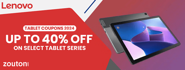 Lenovo Tablet Coupons | June 2024 |  Up To 40% Off On Select Tablet Series