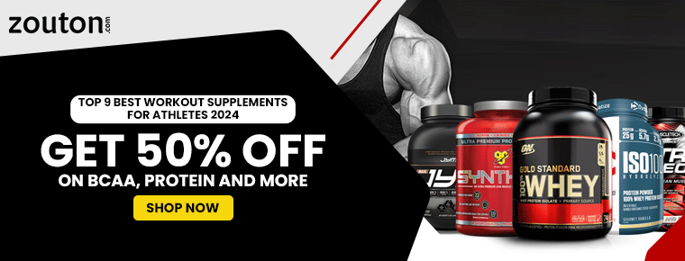Top 9 Best Workout Supplements for Athletes | Get 50% OFF On BCAA, Protein And More
