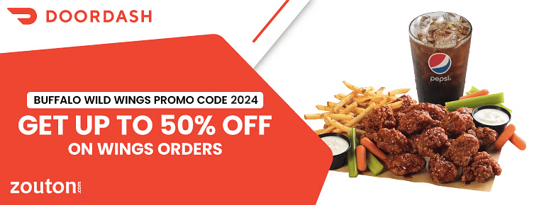 DoorDash Buffalo Wild Wings Promo Code | August 2024 | Up To 50% Off On Wings Orders