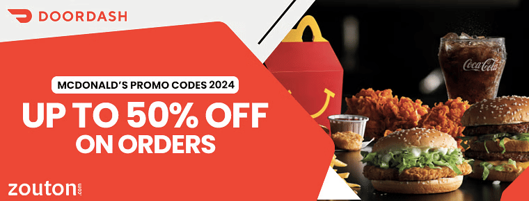 Doordash McDonald's Promo Codes | October 2024 | Save Up To 50% On Orders