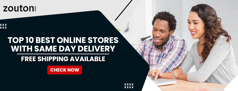 Top 10 Best Online Stores with Same Day Delivery | Free Shipping Available