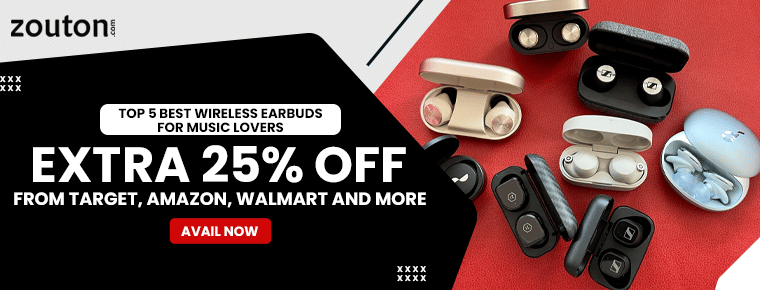 Top 5 Best Wireless Earbuds for Music Lovers | Extra 25% OFF From Target, Amazon, Walmart And More
