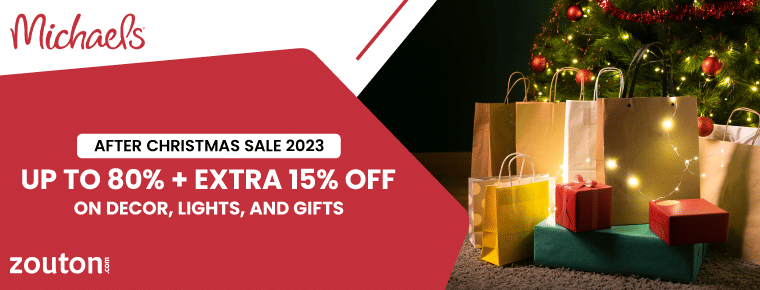 Michaels After Christmas Sale | Up To 80% + Extra 15% Off On Decor, Lights, And Gifts