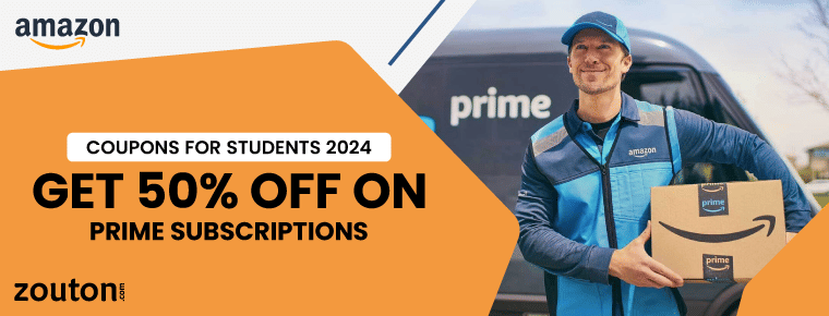 Amazon Coupons For Students | October 2024 | Get 50% Off On Prime Subscriptions