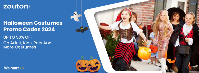 Walmart Halloween Costumes Promo Codes | October 2024 | Up To 50% Off on Adult, Kids and More Costumes