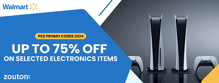 Walmart PS5 Promo Codes | August 2024 | Avail Up To 80% Off On Selected Electronics Items